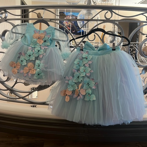 Mommy & Me matching skirt/dress 6-12 month xs/s skirt